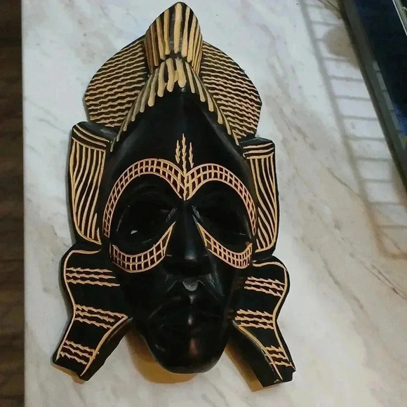 Other - Angola mask..pure solid wood..a very unique one of a kind mask..10×6